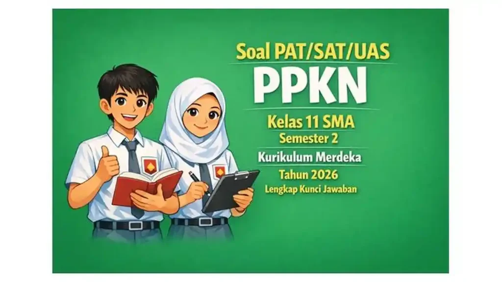 5 Soal PAT PKN Kelas 11 Semester 2 yang Wajib Kamu Kuasai di 2026