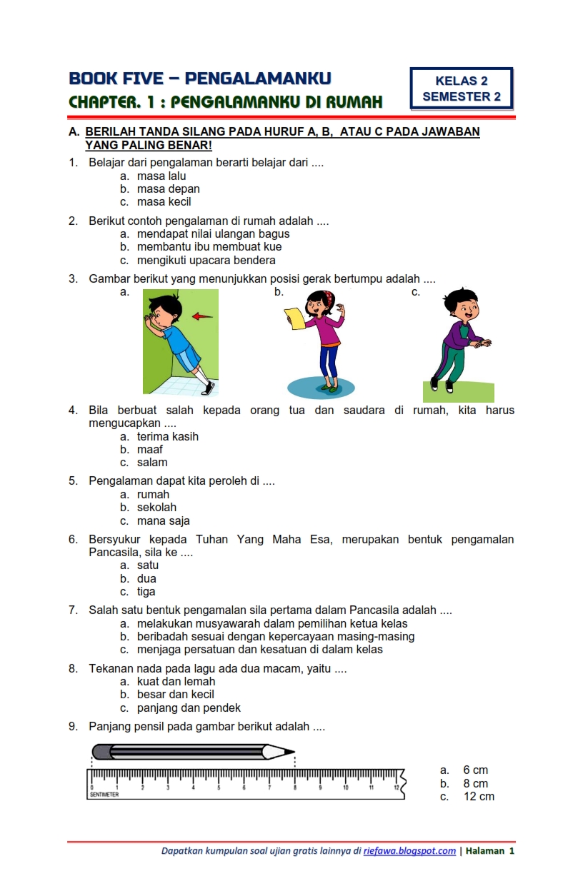 Ternyata Ini Soal SBdP Kelas 2 Semester 1 Paling Sulit, Wajib Tahu Sebelum Ujian 2026