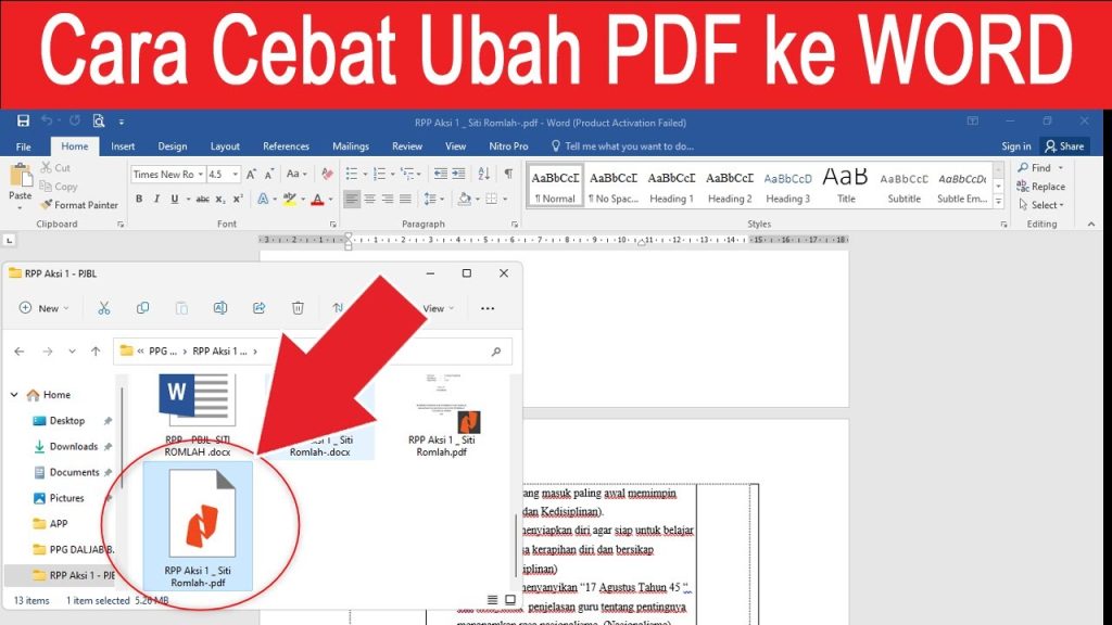 5 Cara Mengubah Teks PDF ke Word di 2026 Ternyata Mudah dan Cepat
