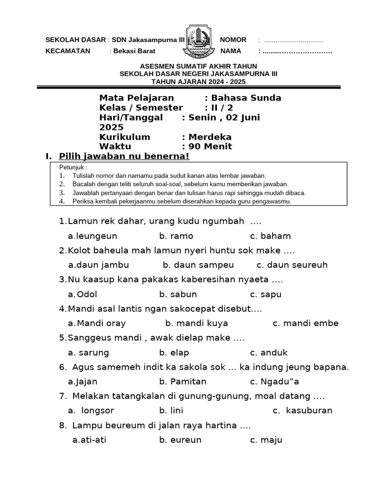 5 Fakta Mengejutkan Soal Bahasa Sunda Kelas 2 yang Wajib Orang Tua Tahu di 2026