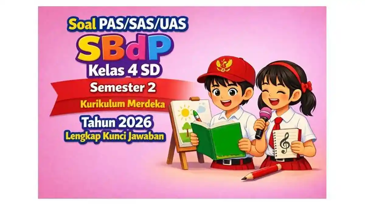 Soal PAS SAS UAS SBdP Kelas 4 SD Semester 2 Kurikulum Merdeka Tahun