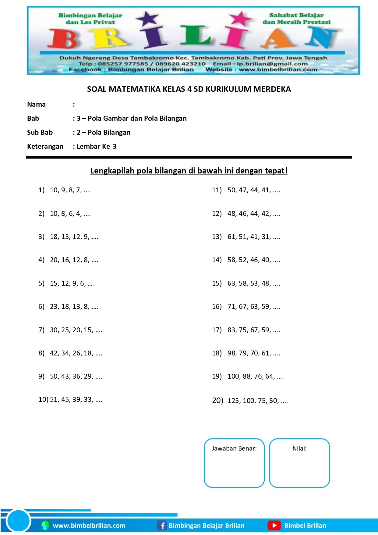 Akhirnya Terungkap! Bimbel Berlian Soal UTS Tema 7 Kelas 4 Pakai Rahasia TPB ITB