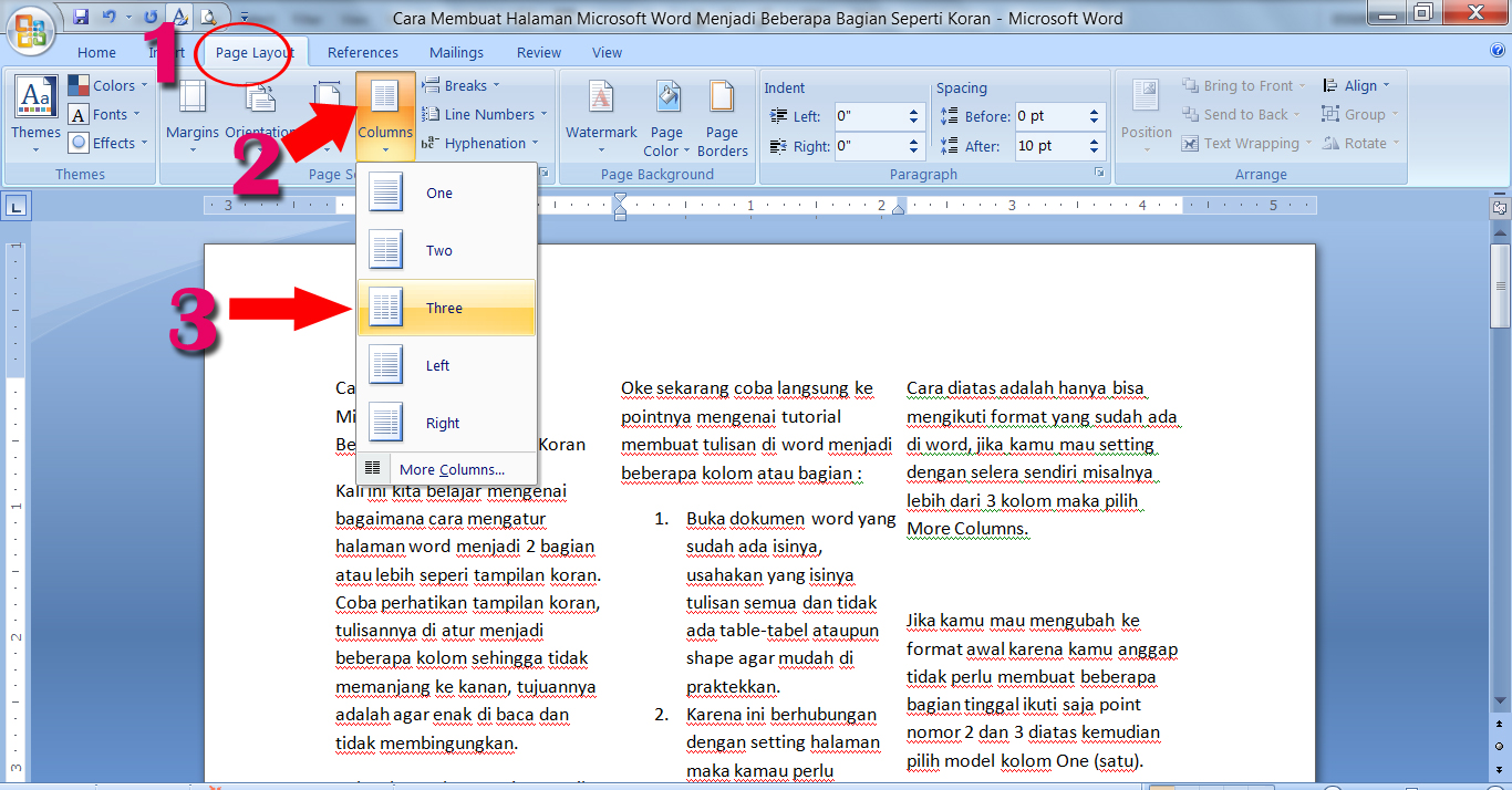 Cara Mengubah Teks pada Microsoft Word Menjadi 2 Bagian: Ternyata Ini Trik yang Jarang Diketahui