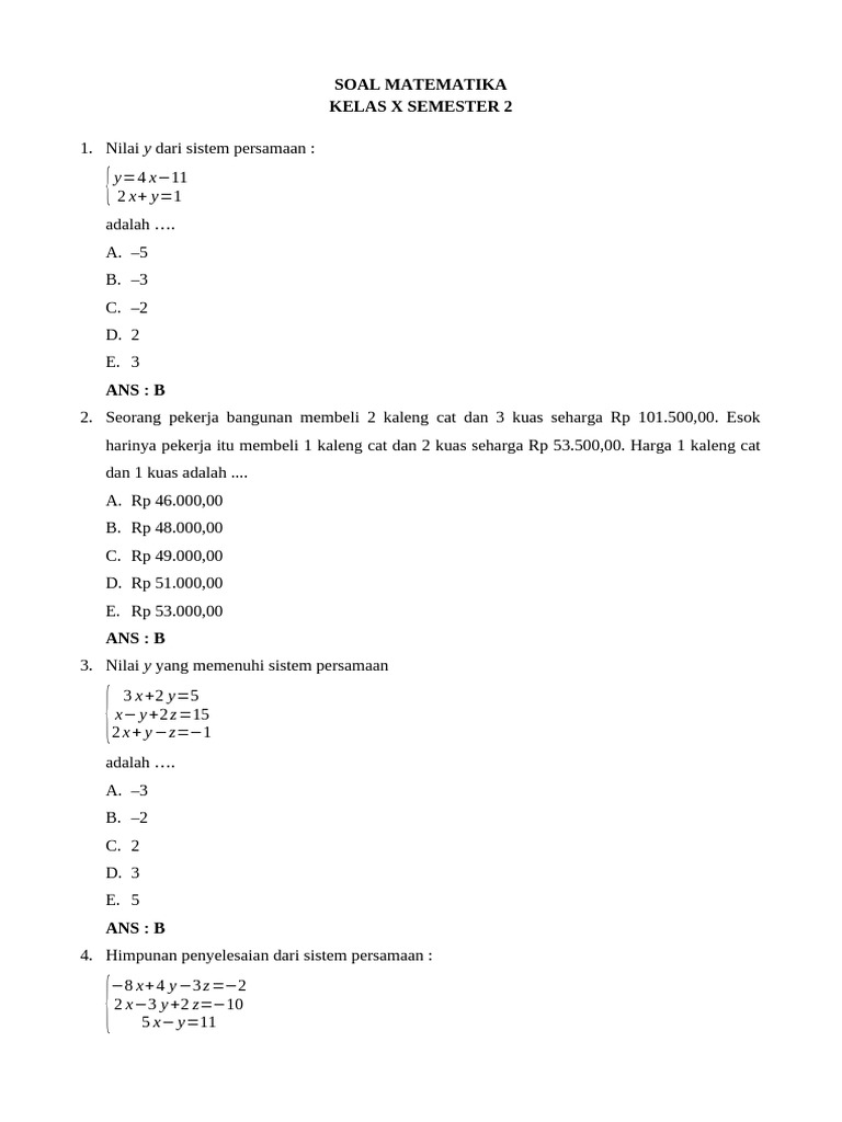 Rahasia Segitiga Sama Kaki dan Contoh Soal UAS Matematika Kelas X Semester 2