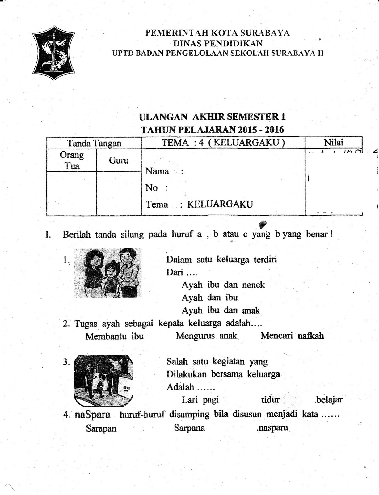 Terbukti 7 Contoh Soal UAS TIK Kelas 1 SD Semester Genap Bikin Anak Sukses