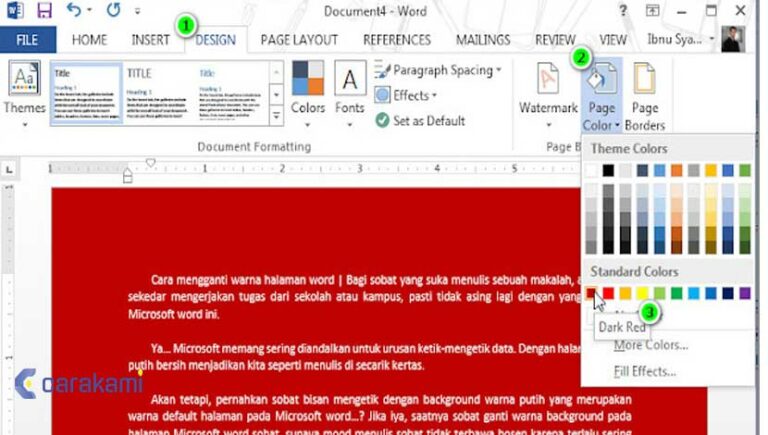 Terungkap 5 Rahasia Cara Mengubah Tema Background di Word yang Jarang Diketahui