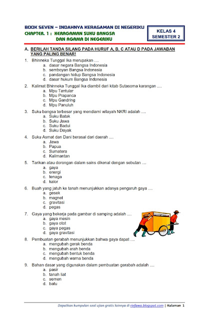 Terbukti Efektif! Download Contoh Soal UKK Tema 7 Kelas 4 Gratis Sebelum Ujian Dimulai