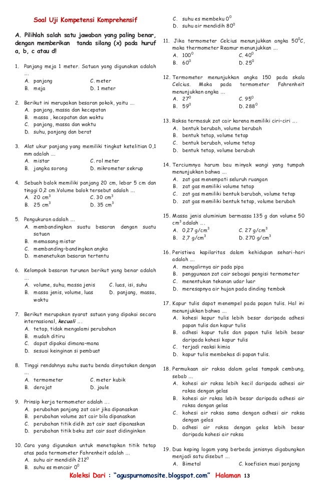 Wajib Tahu! Kumpulan latihan soal ipa kelas 7 bab 1 semester 2 Terbukti Ampuh